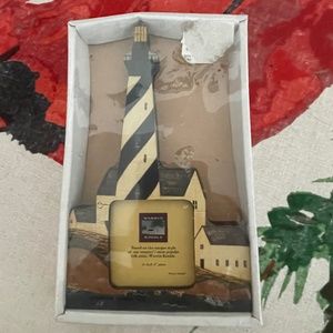 Warren Kimble wood lighthouse photo frame